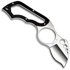 Spyderco S.P.O.T. Neck Knife - FB08BMP - VG-10 Reverse S - Black Micarta Scales - Boltaron Neck Sheath - Discontinued Item - Ser