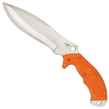 Spyderco Rock Salt Knife - FB20POR Sprint Run - H-1 with Orange FRN - Discontinued Item - Serial # - BNIB