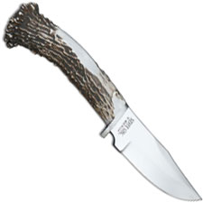 Silver Stag Field Pro Knife, Antler Crown, SS-FP45