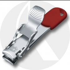 Victorinox Nail Clipper - Stainless Steel - Red Grip