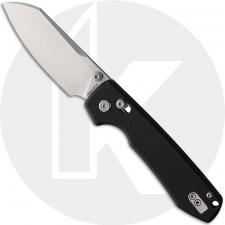 Vosteed Raccoon Crossbar Lock A0517 Knife - 14C28N Cleaver - Black Micarta