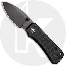 CIVIVI Baby Banter C19068S-2 - Black Stonewash Nitro-V - Black G10 - Liner Lock Folder