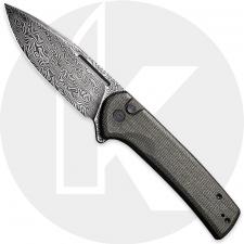 CIVIVI Conspirator C21006-DS1 Knife - Damascus - Dark Green G10 - Flipper