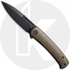 CIVIVI Cetos C21025B-3 Knife - Black Stonewash 14C28N - Course Green Micarta / Black Stainless Steel - Flipper