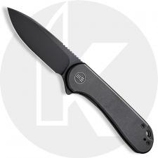 WE Knife Company Elementum 18062X-3 - Black Stonewash 20CV - Black Ti - Frame Lock Flipper Folder