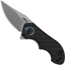 Zero Tolerance 0022 Tim Galyean Gents Flipper Folder Carbon Fiber and Titanium with KVT Opening