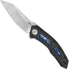 Zero Tolerance 0762 - Stonewash Satin Reverse Tanto - Carbon Fiber - Sub-Frame Lock - TDS Flipper Folder