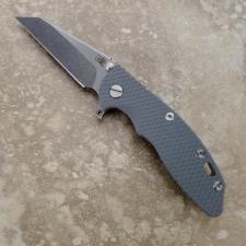 Rick Hinderer XM-18 Fatty Knife 3.5 Inch Stonewash Wharncliffe Gray G10 Frame Lock Flipper