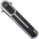 WE Knife Company 2002B Angst - Justin Lundquist EDC - Stonewash Dagger - Gray G10 with Black G10 Inlay - Liner Lock Flipper Fold