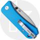 WE Knife Company Banter 2004A - Ben Petersen EDC - Stonewash S35VN Spear Point - Blue G10 - Liner Lock Folder