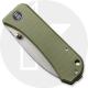 WE Knife Company Banter 2004D - Ben Petersen EDC - Stonewash S35VN Spear Point - Green G10 - Liner Lock Folder