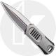 WE Knife Company 2017D OSS Dagger - Justin Lundquist EDC - Stonewash 20CV - Double Edge Fixed Blade Dagger - Stonewash Stainless