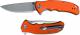 Artisan Tradition Knife 1702PS-OEF Small Stonewash D2 Drop Point Orange G10 Liner Lock Flipper Folder