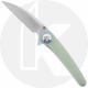 Artisan Cazador 1848P-NTG Knife - AR-RPM9 Wharncliffe - Jade G10 - Flipper Folder