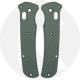 AWT Benchmade Bailout Custom Aluminum Scales - Archon Series - Charcoal Green - Cerakote - USA Made