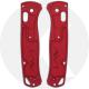 AWT Custom Aluminum Scales for Benchmade Bugout Knife - Weathered Red Topo Map - USA Made