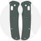 AWT Benchmade Mini Bugout Custom Aluminum Scales - Archon Series - Charcoal Green - Cerakote - USA Made