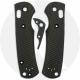 AWT Custom Aluminum Scales for Benchmade Griptilian Knife - Archon Series - Contoured - Black Anodized - USA Made