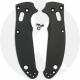 AWT Custom Aluminum Scales for Spyderco Manix 2 Knife - Agent Series - Linerless - Black Anodized - USA Made