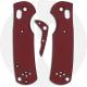 AWT Custom Aluminum Scales for Benchmade Mini Griptilian Knife - Brick Red - USA Made