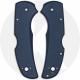 AWT Spyderco Native 5 Lightweight Scales - Agent Series - Exclusive Midnight Blue Type III Hard Coat