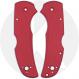 AWT Spyderco Native 5 Lightweight Scales - Aggressive Agent - Weathered Red Anodized - USA Made