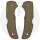 AWT Spyderco Native 5 Lightweight Scales - Agent Series - FDE Anodized - USA Made