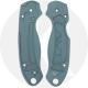 AWT Spyderco Para 3 Custom Aluminum Scales - Agent Series - Clip Side Liner Delete - Cerakote - Blue Titanium