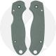 AWT Spyderco Para 3 Custom Aluminum Scales - Agent Series - Clip Side Liner Delete - Cerakote - Charcoal Green