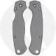 AWT Spyderco Para Military 2 Scales - Agent Series - Clip Side Liner Delete - Cerakote - Gun Metal Grey