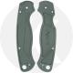AWT Spyderco Para Military 2 Scales - Agent Series - Clip Side Liner Delete - Cerakote - Charcoal Green