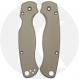 AWT Spyderco Para Military 2 CruCarta Scales - Aggressive Agent Series - Sniper Grey Anodized - USA Made