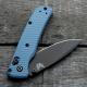 AWT Benchmade Bugout Custom Aluminum Scales - Archon Series - Blue Titanium - Cerakote - USA Made