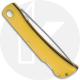 Boker Plus Rangerbuster Jr 2.0 Knife 01BO173 - Satin Drop Point - Yellow Polymer - Lock Back Folder