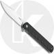 Boker Legion Knife 01BO242 - Stonewash Drop Point - Black G10 - Flipper Folder