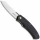 Boker Takara G10 01BO893 - Kansei Matsuno - Satin D2 Reverse Tanto - Black G10 - Liner Lock Flipper Folder