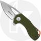 Boker Tadpole 01SC012 Knife - 440A Spear Point - Green G10 - Flipper Folder