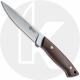 Boker Relincho Madera 02BA303G Fixed Blade Knife - N695 Stainless Steel - Guayacan Ebony - Brown Leather Sheath