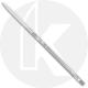 Boker Plus Islero Knife 02BO036 - Charles de Buyer - Compact EDC - Single Piece Stonewash D2 - Spear Point Fixed Blade - Kydex S