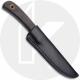 Boker Bark Beetle 02BO039 - Sandor Hegyes EDC - Gray 1095 - Brown Micarta