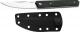 Boker Plus 02BO800 Kwaiken Fixed Lucas Burnley Japanese Style Fixed Blade Knife Black G10 Handle