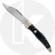 Boker Folding Hunter Lock Blade 111011SGB - Solingen Carbon Steel - Smooth Gray Bone - German Made