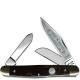 Boker 117474BK Stockman Knife, Smooth Buckskin Bone Handle and 3 Carbon Steel Blades, Made in Germany