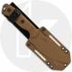 Becker Knife and Tool Becker Nessmuk BK19 Fixed Blade Knife - Brown Coated 1095 - Brown Ultramid Handle - Celcon Sheath