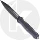 Benchmade 133BK Fixed Infidel Knife Black Double Edge Spear Point Black Billet Aluminum Scales