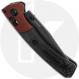 Benchmade 15085BK-04 Mini Crooked River Knife - DLC Battlewash MagnaCut Clip Point - Black Canvas Micarta with Burnt Copper Alum