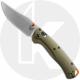 Benchmade Taggedout 15536 Knife - CPM-S45VN Clip Point - OD Green G10 - Orange Anodized Aluminum Spacers - USA Made