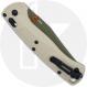 Benchmade Taggedout 15536GN-01 Knife - Green Cerakote Elmax Clip Point - Tan Grivory - USA Made