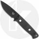 Benchmade Mini Bushcrafter 165BK Fixed Blade Knife - Black CPM-CruWear Drop Point - Carbon Fiber - Black Injection Molded Sheath