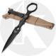 Benchmade SOCP Dagger 176BKSN Knife - Black 440C Double Edge Dagger - Black Stainless Steel Handle - Sand Sheath - USA Made